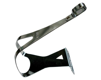 MKS Stainless Steel Cage Toe Clips Silver L for sale online