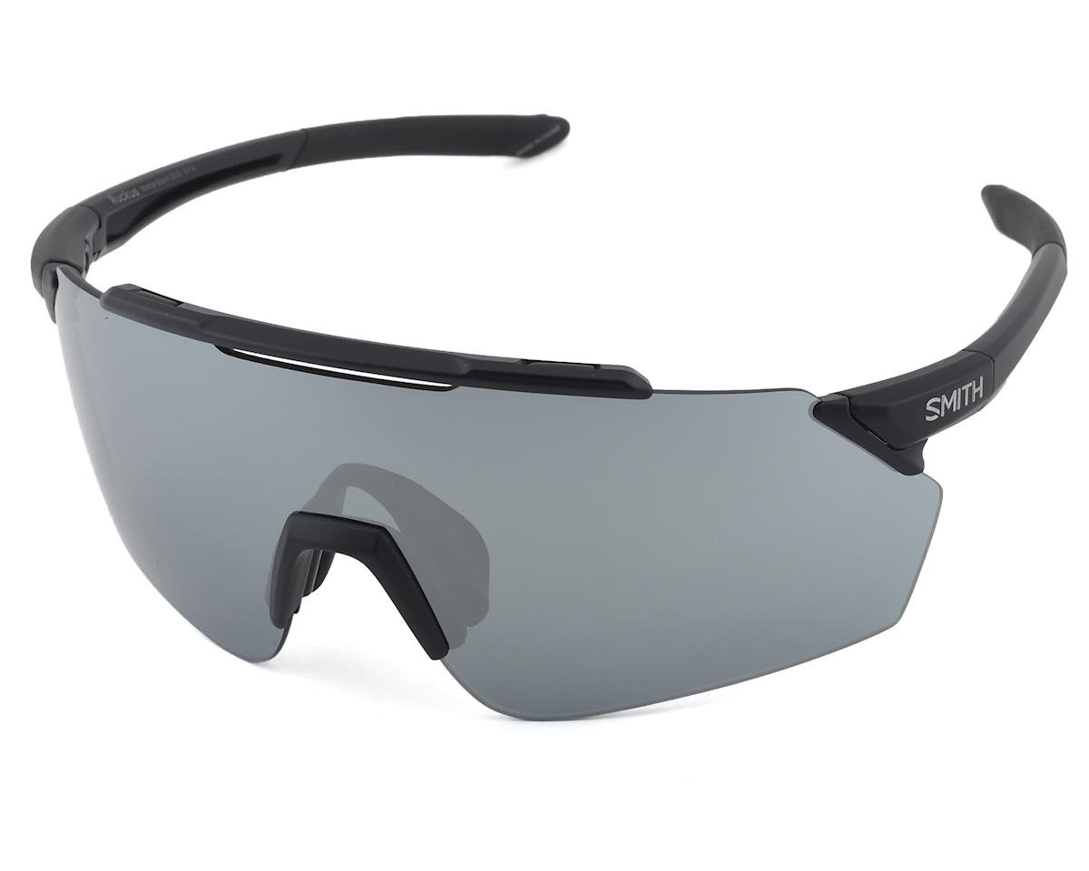 Smith Ruckus Sunglasses (Matte Black) (ChromaPop Platinum Mirror ...